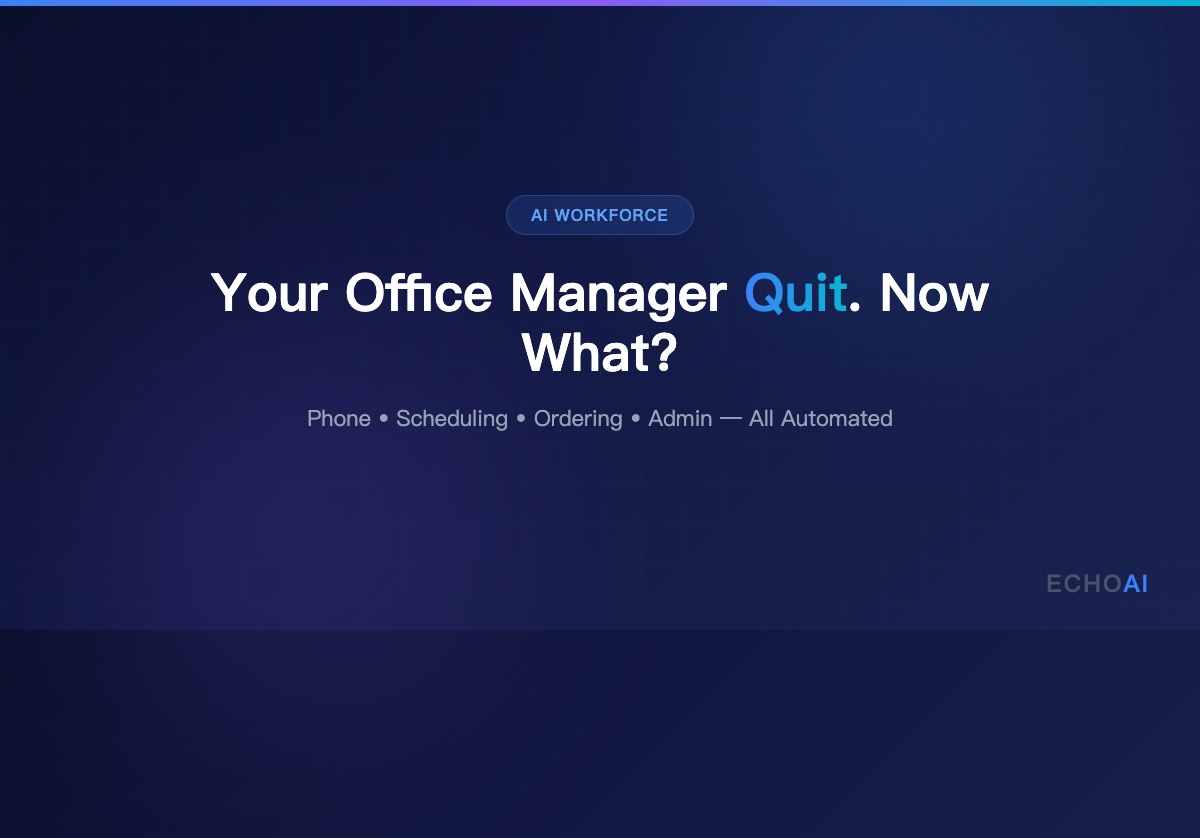 AI Office Manager for Small Business: Replace the $4k/month Admin Role